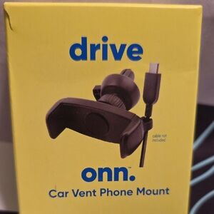 drive.onn Car Vent Phone Mount, Sealed. New. Black..